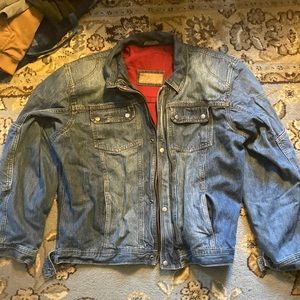 Iron Workers Denim Motorcycle Jacket